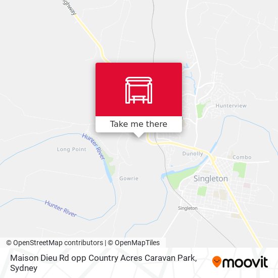 Mapa Maison Dieu Rd opp Country Acres Caravan Park