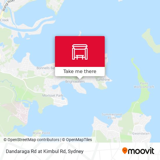 Dandaraga Rd at Kimbul Rd map