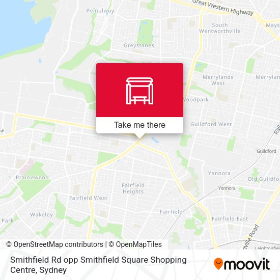 Smithfield Rd opp Smithfield Square Shopping Centre map