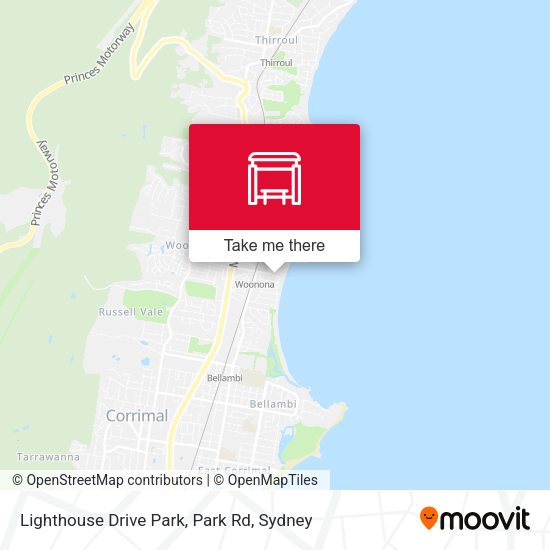 Lighthouse Drive Park, Park Rd map