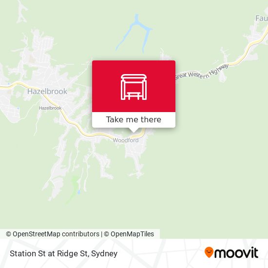 Station St at Ridge St map