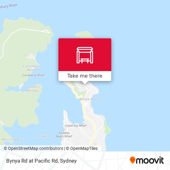 Bynya Rd at Pacific Rd map