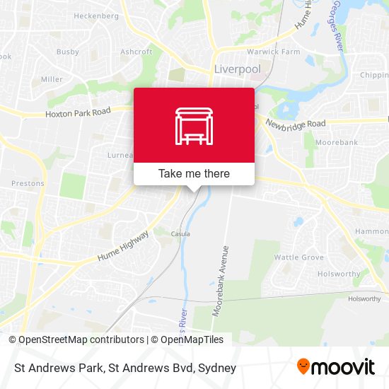 St Andrews Park, St Andrews Bvd map