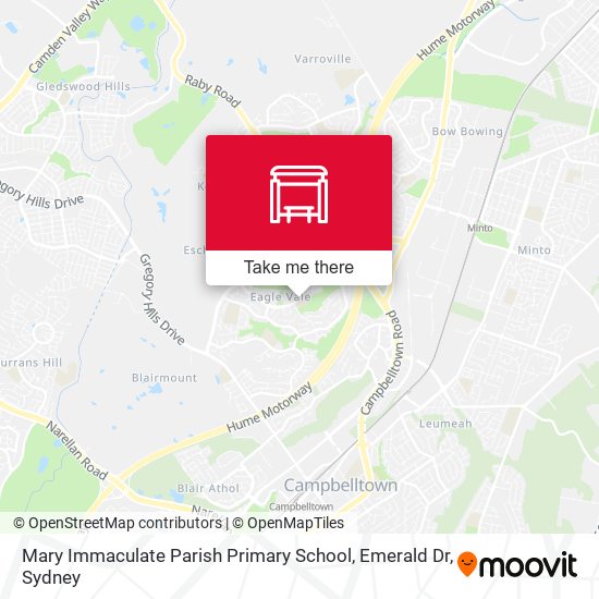 Mary Immaculate Parish Primary School, Emerald Dr map