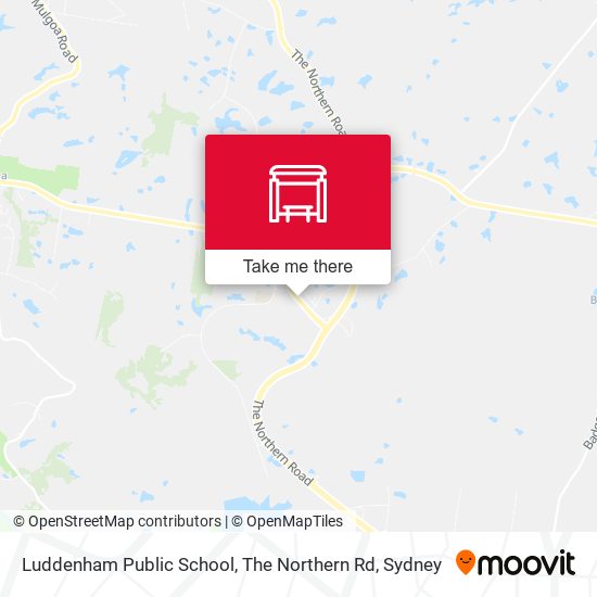 Luddenham Public School, The Northern Rd map