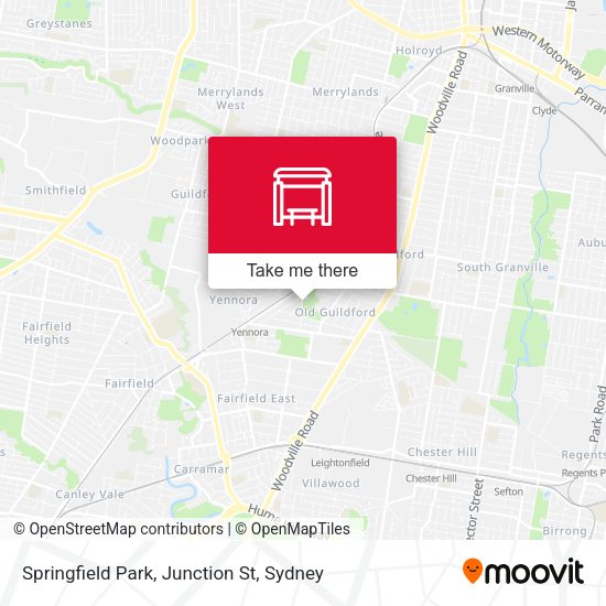 Springfield Park, Junction St map