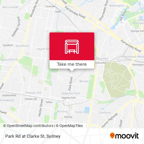 Park Rd at Clarke St map
