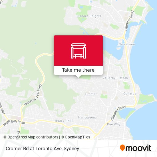 Cromer Rd at Toronto Ave map