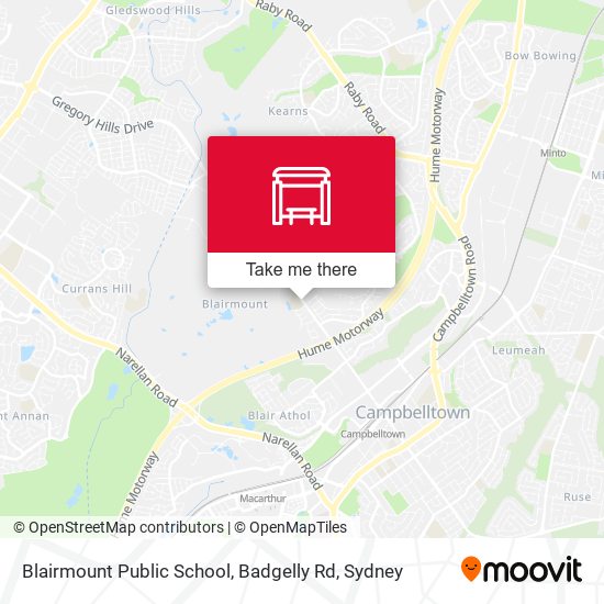 Blairmount Public School, Badgelly Rd map
