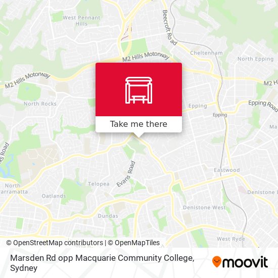 Marsden Rd opp Macquarie Community College map