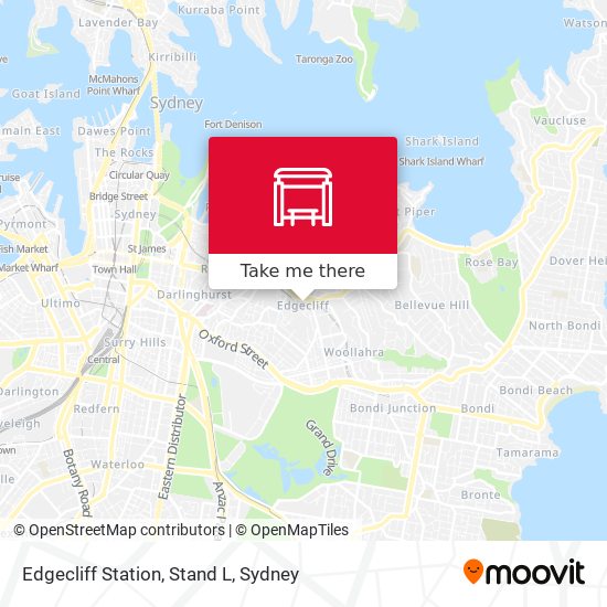 Edgecliff Station, Stand L map