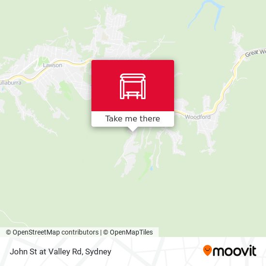 John St at Valley Rd map