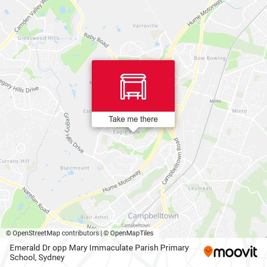 Emerald Dr opp Mary Immaculate Parish Primary School map