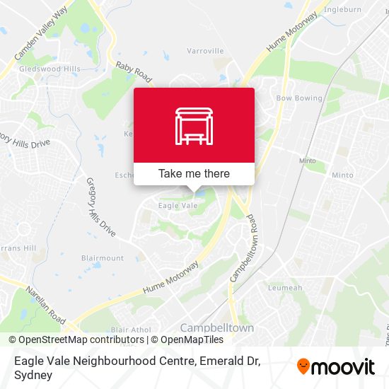 Eagle Vale Neighbourhood Centre, Emerald Dr map