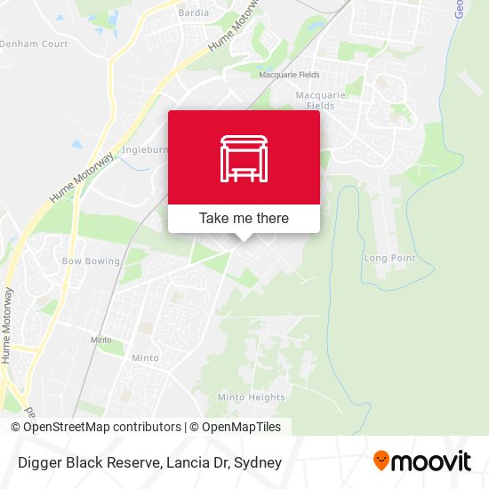 Digger Black Reserve, Lancia Dr map