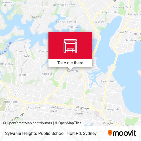 Sylvania Heights Public School, Holt Rd map