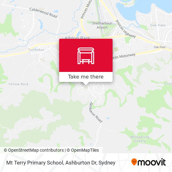 Mt Terry Primary School, Ashburton Dr map