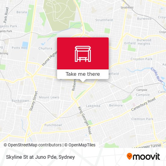 Skyline St at Juno Pde map