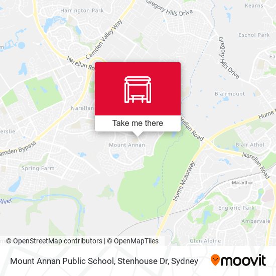 Mount Annan Public School, Stenhouse Dr map