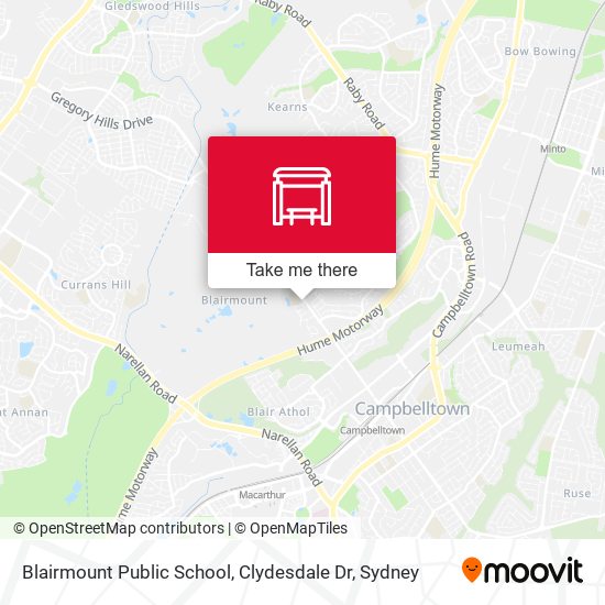 Blairmount Public School, Clydesdale Dr map