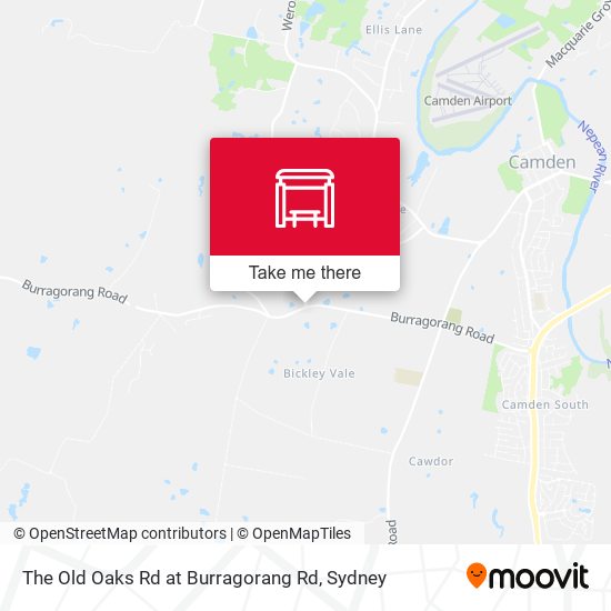 The Old Oaks Rd at Burragorang Rd map