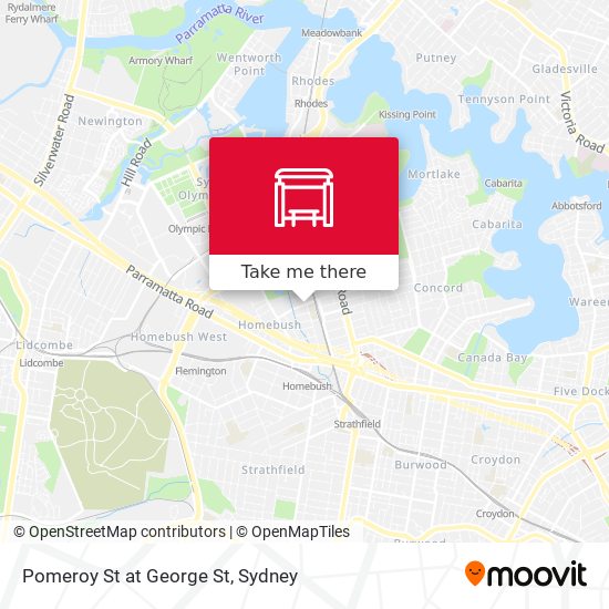 Pomeroy St at George St map