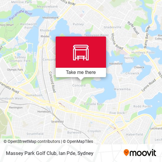 Massey Park Golf Club, Ian Pde map