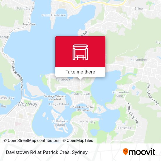 Davistown Rd at Patrick Cres map