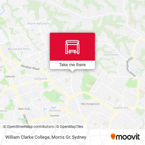 William Clarke College, Morris Gr map