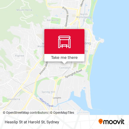 Heaslip St at Harold St map