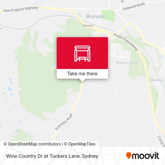Wine Country Dr at Tuckers Lane map