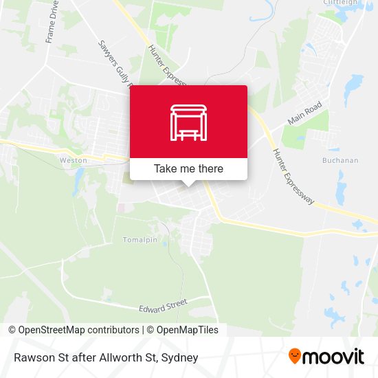 Rawson St after Allworth St map