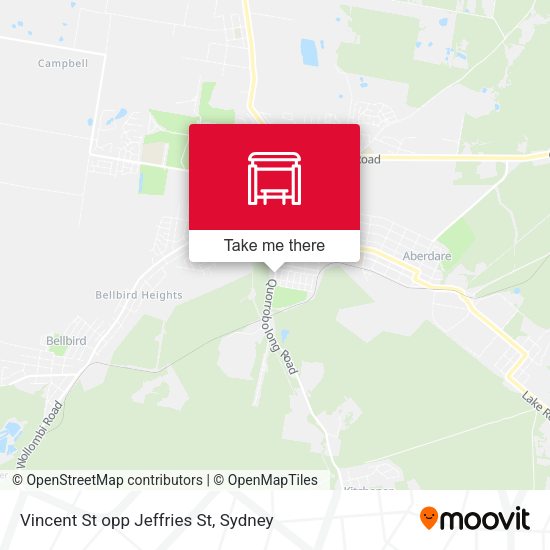 Vincent St opp Jeffries St map