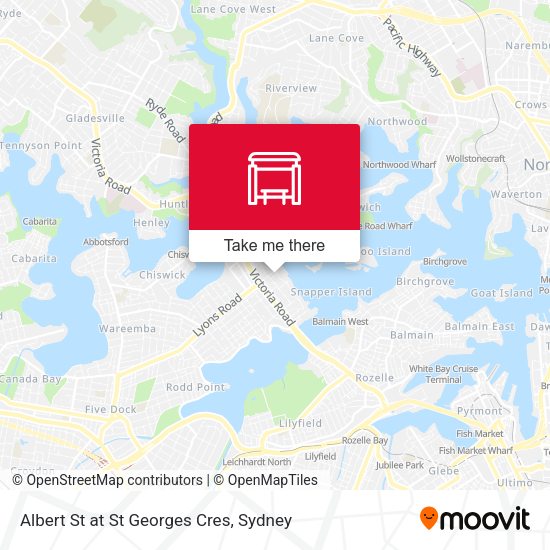 Albert St at St Georges Cres map