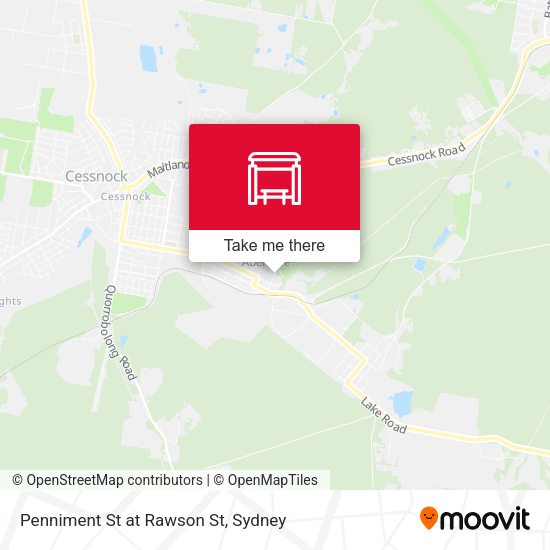 Penniment St at Rawson St map