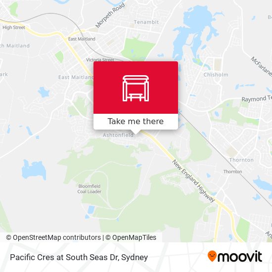 Pacific Cres at South Seas Dr map
