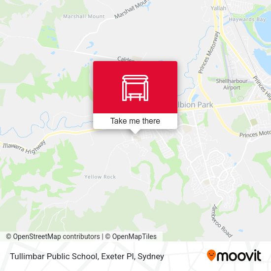Tullimbar Public School, Exeter Pl map