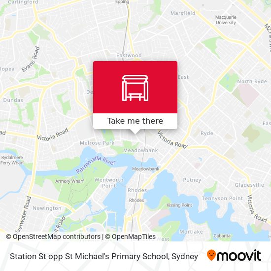 Station St opp St Michael's Primary School map