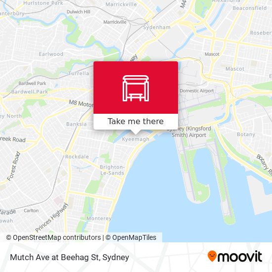 Mutch Ave at Beehag St map