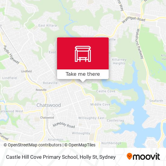 Castle Hill Cove Primary School, Holly St map