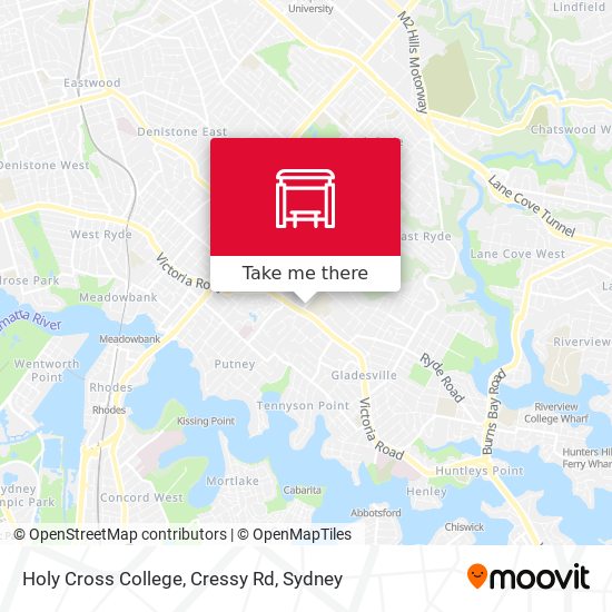 Holy Cross College, Cressy Rd map