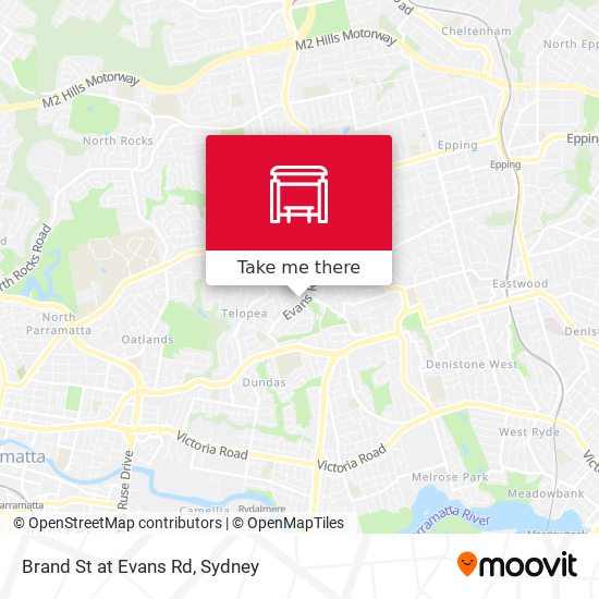 Brand St at Evans Rd map