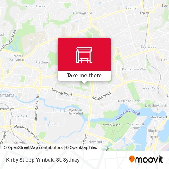 Kirby St opp Yimbala St map