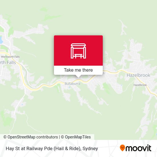 Hay St at Railway Pde (Hail & Ride) map