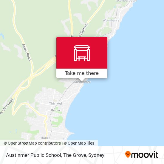 Austinmer Public School, The Grove map