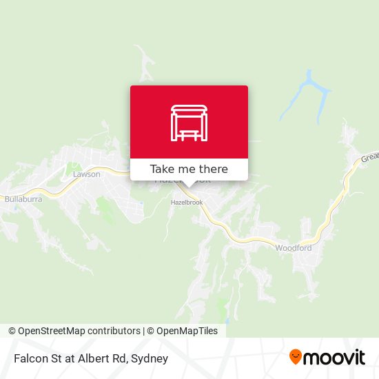 Falcon St at Albert Rd map