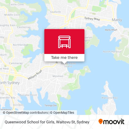 Queenwood School for Girls, Waitovu St map