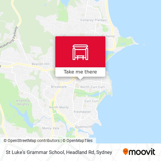 St Luke's Grammar School, Headland Rd map