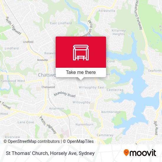 St Thomas' Church, Horsely Ave map