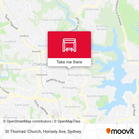 St Thomas' Church, Horsely Ave map